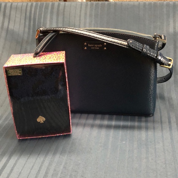 kate spade Handbags - Kate spade blue crossbody final price